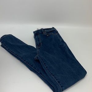 Never won dark blue jeans fit true to size